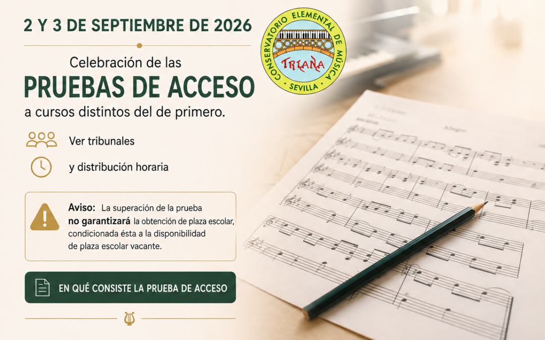 PRUEBAS DE ACCESO A CURSOS DISTINTOS DE PRIMERO