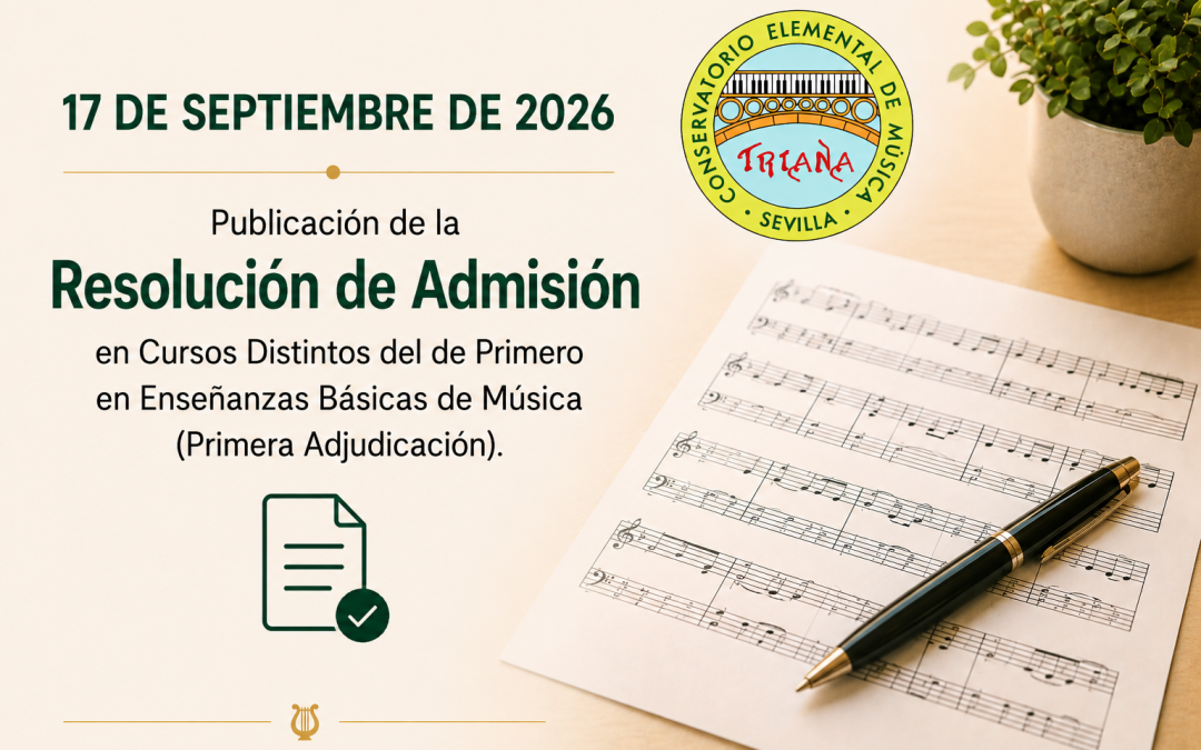 PRIMERA ADJUDICACIÓN EN CURSOS DISTINTOS DEL DE PRIMERO